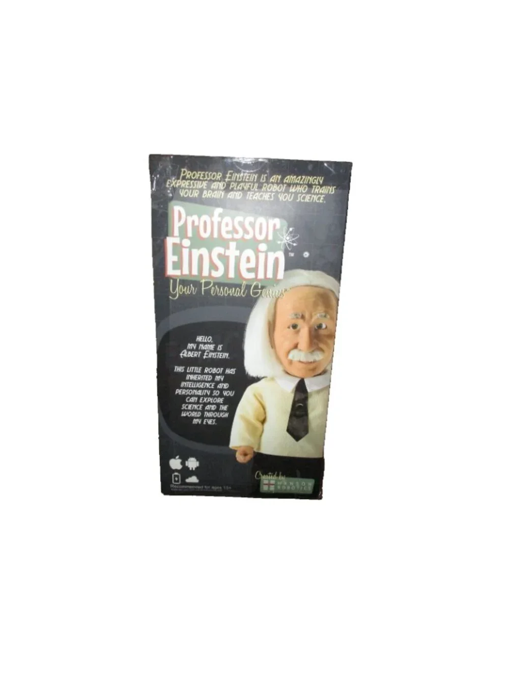 Professor Einstein Robot Hanson Robotics Tutor Genius with Rare Store Display